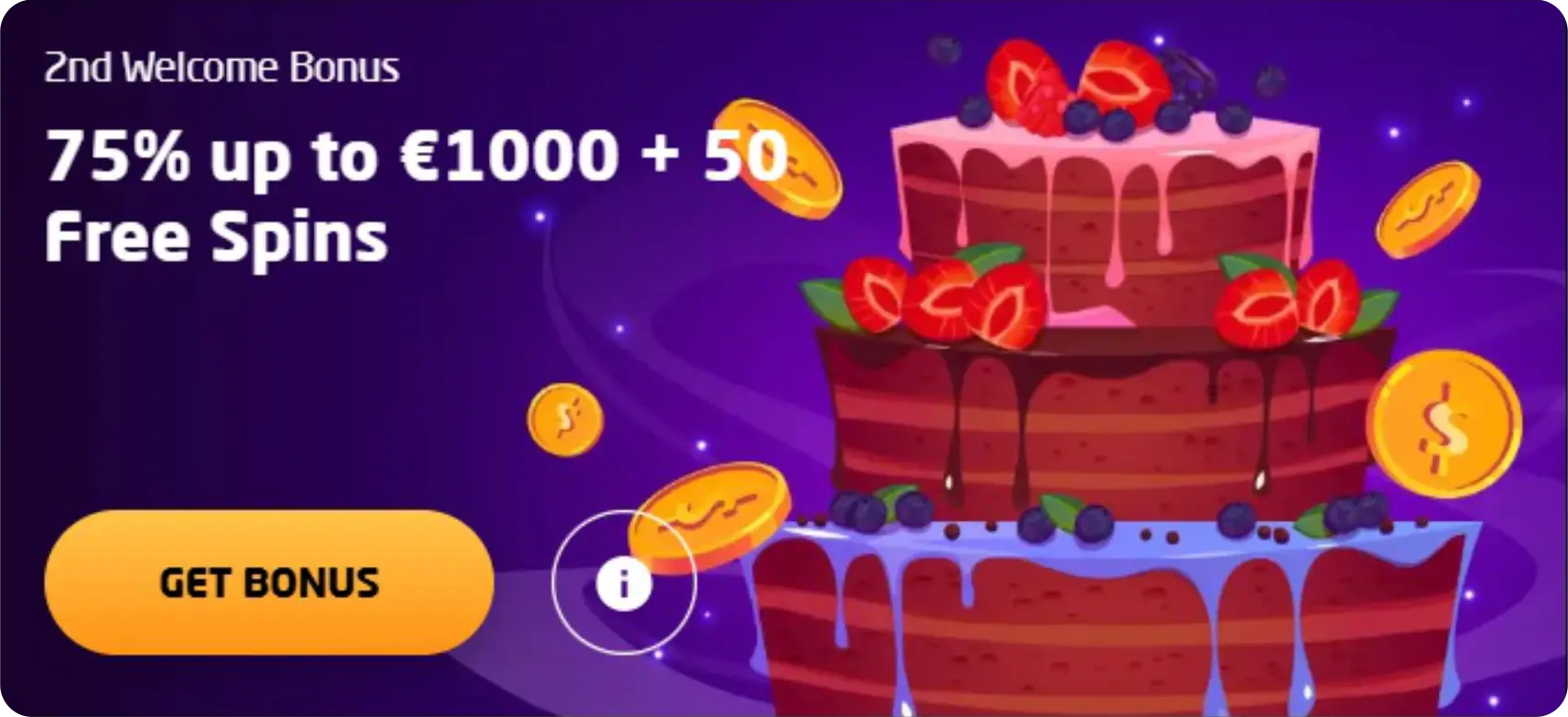2nd welcome bonus