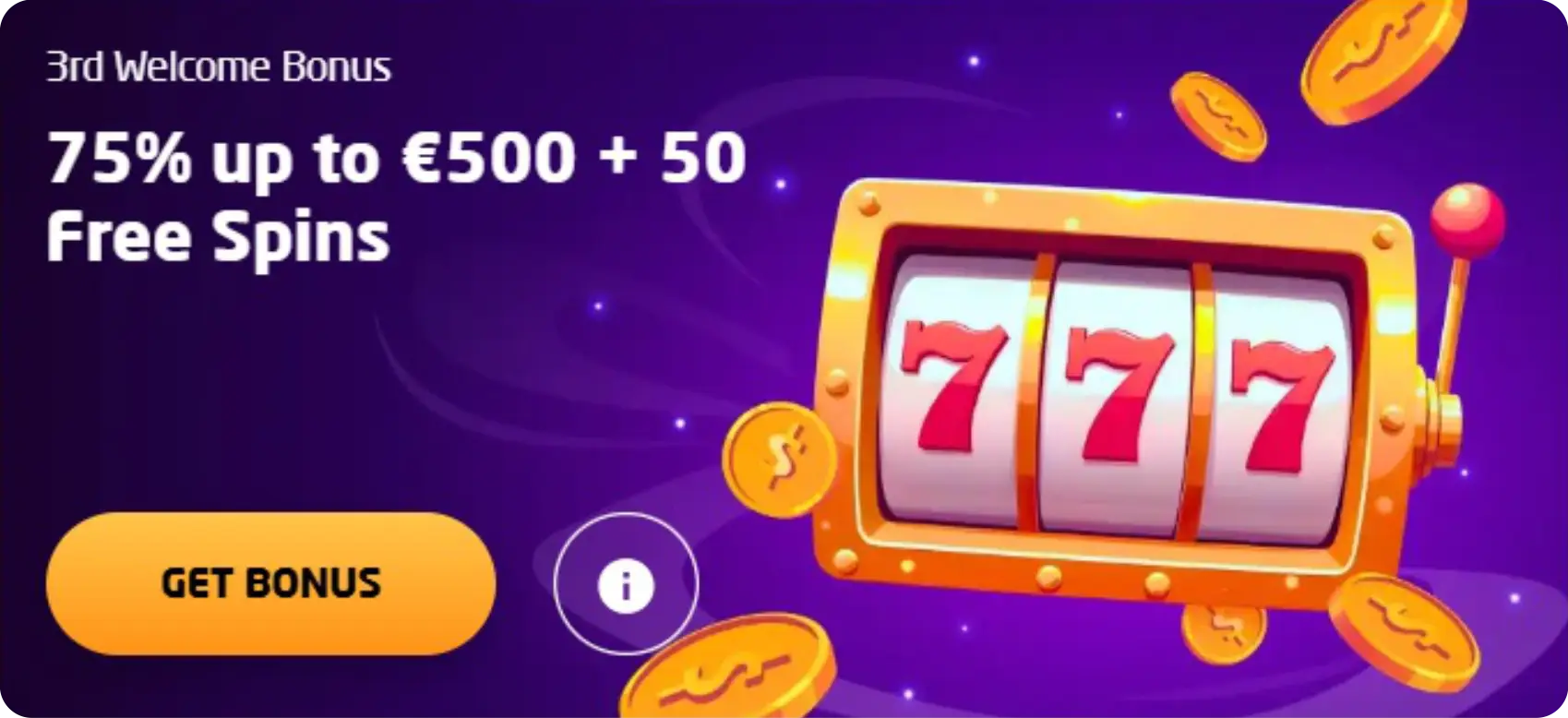 3rd welcome bonus