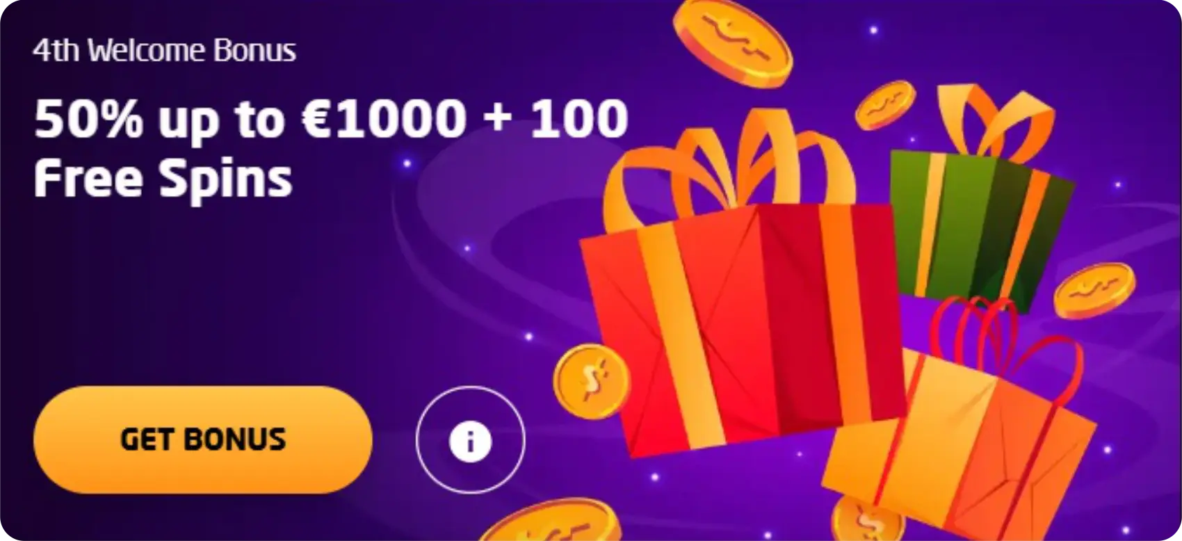 4th welcome bonus