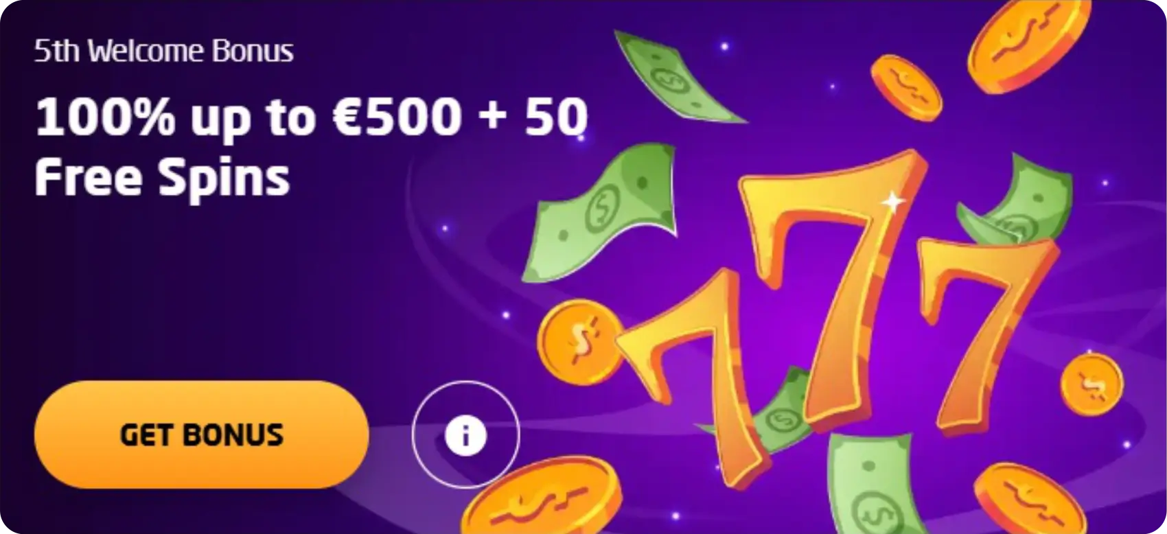 5th welcome bonus